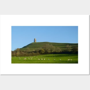 Glastonbury Tor summer vista Posters and Art